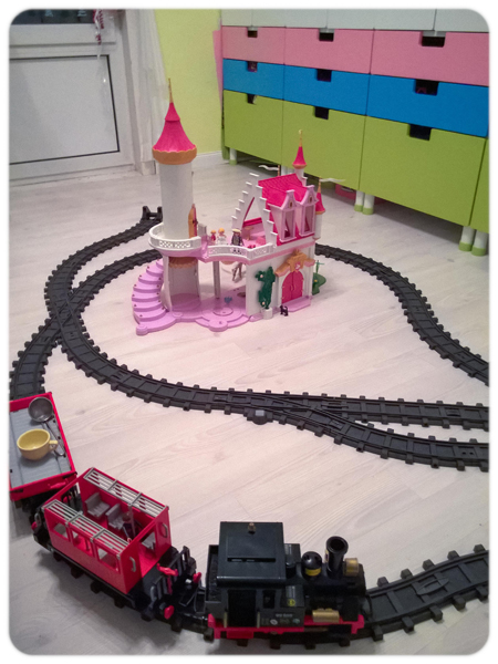Weihnachten 2015 - Playmobil Eisenbahn und Playmobil Prinzessinnenschloss